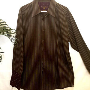 BCBG Attitude Slim Fit Dress Shirt XL